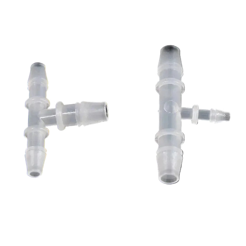 Plastic Hose T-Piece Reducer Connector — Vacuum Tee Joiner for Air & Water Lines