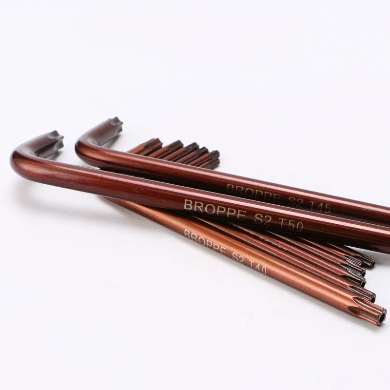 L Shape Torx Hex Wrench T6-T50 Allen Key Set Hollow Spanner For Torx Screw Nut