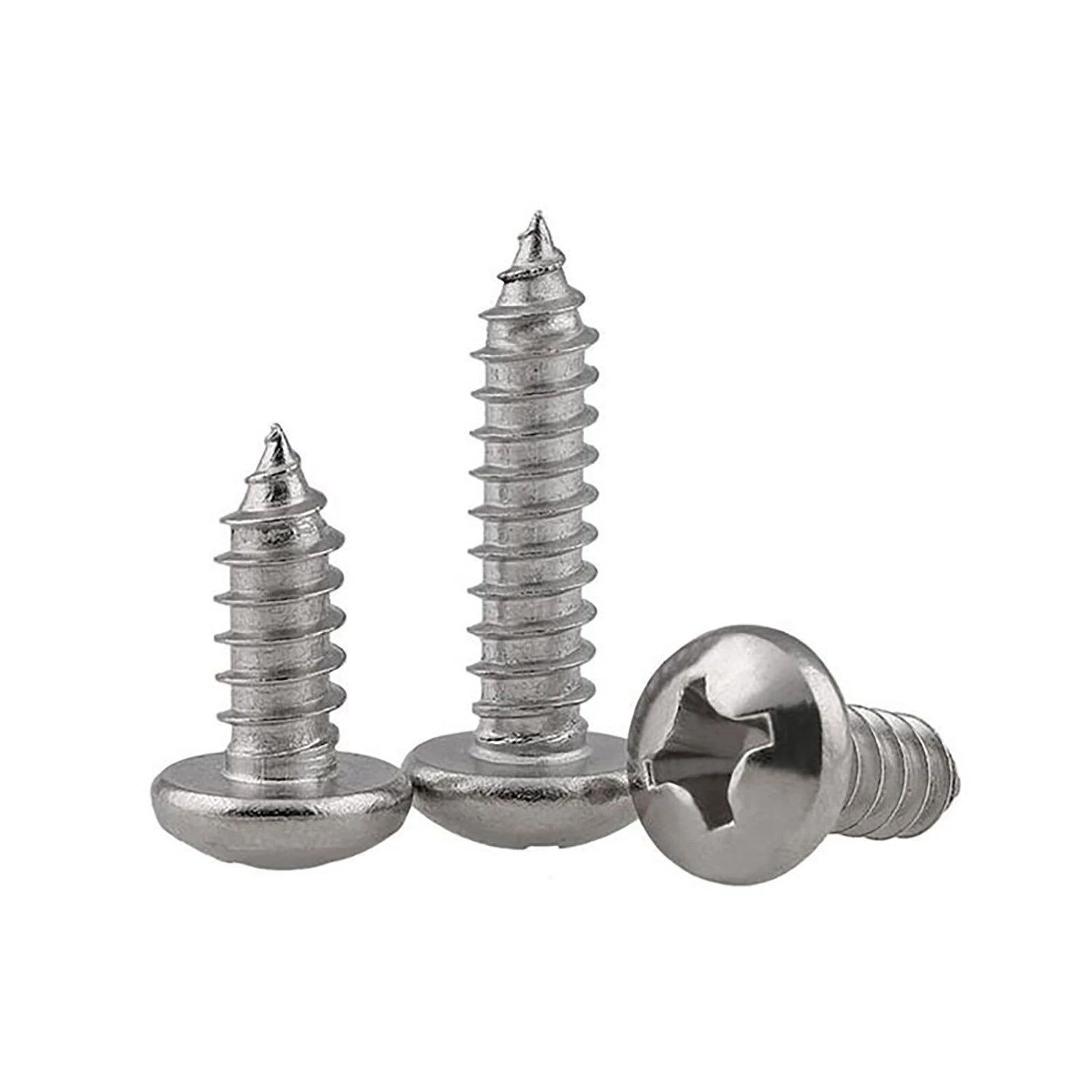 M3 M4 M5 Pan Head Self Tapping Screws – 201 Stainless Steel