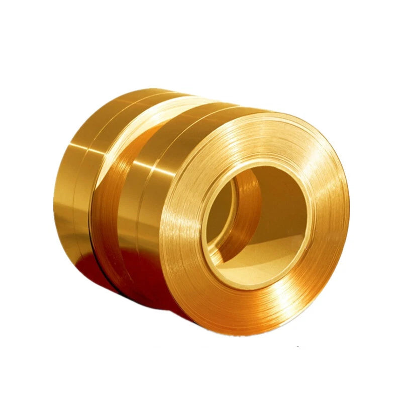 Brass Sheet Foil Strip Roll Thick:0.1/0.2/0.3/0.5mm, Width:10/20/30/40/50mm