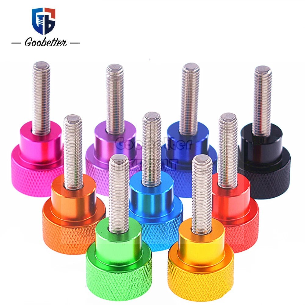 M3 Knurled Thumb Screws – Aluminum & 304 Stainless Steel Hand Knob Bolts - HomeDIYer