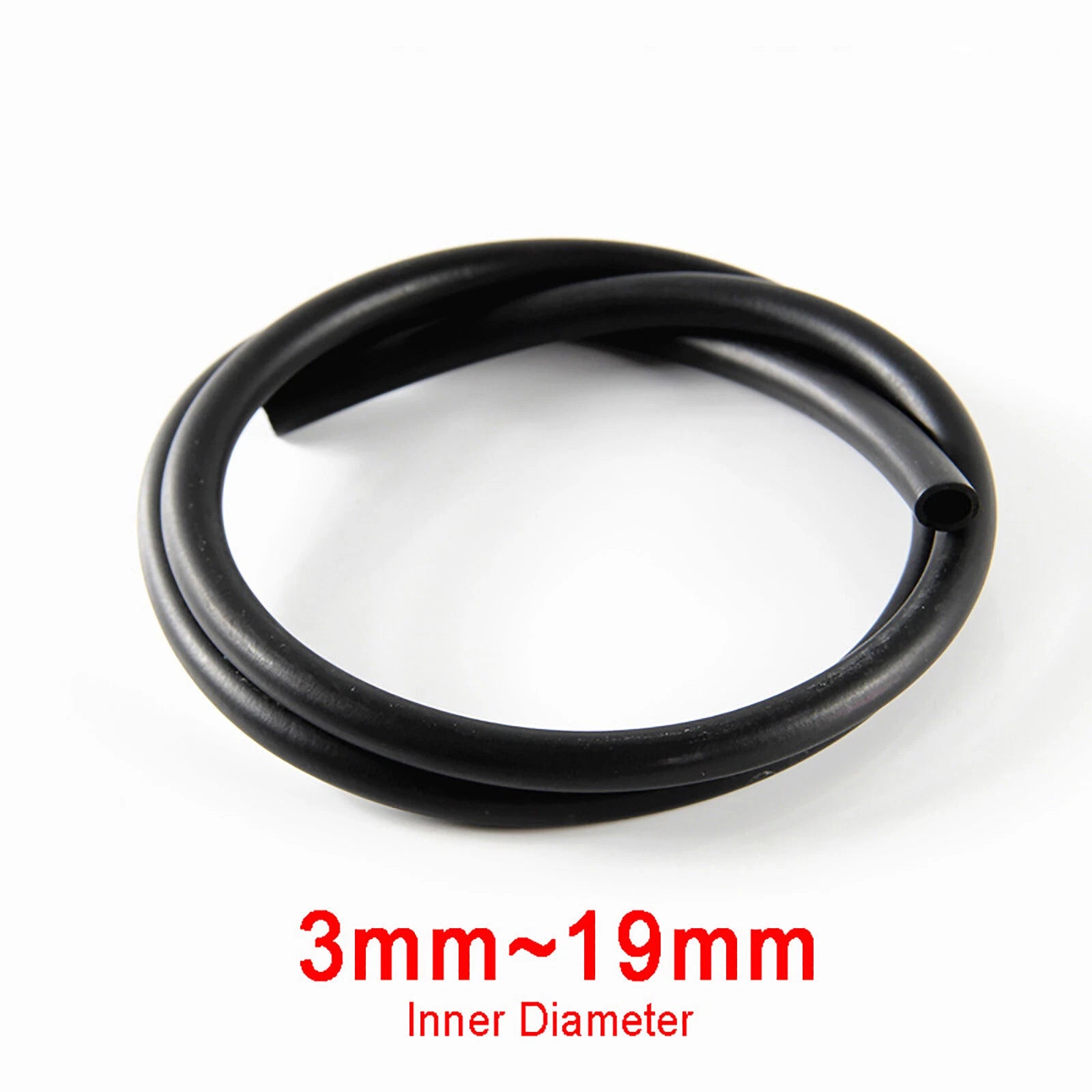 Nitrile Rubber Black Fuel Tube Petrol Diesel Oil Line Hose Pipe Tubing 3mm~19mm