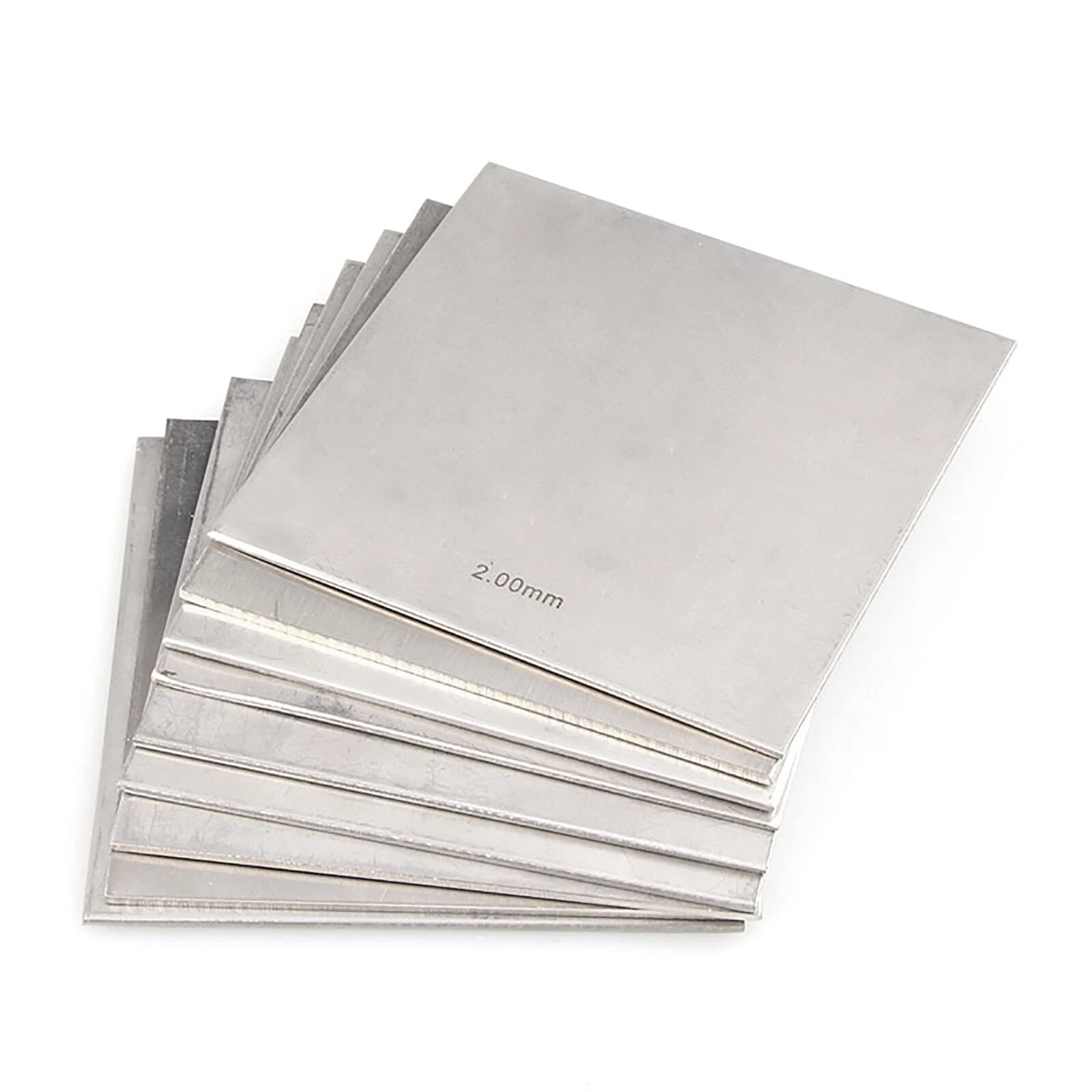 304 / 301 Stainless Steel Sheet — 0.01mm to 2.5mm Thick | 100, 200, 300mm Sizes
