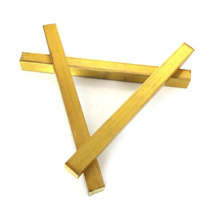 Brass Flat Bar Square Rod Strip Plate Sizes 8mm*8mm, Length 100mm Metal Sheet