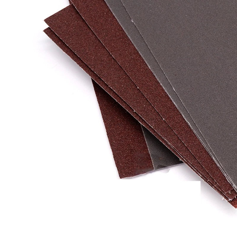 220x270mm Emery Cloth Sanding Sheets P46–P240 | Abrasive Sheets for Metal Wood Deburring
