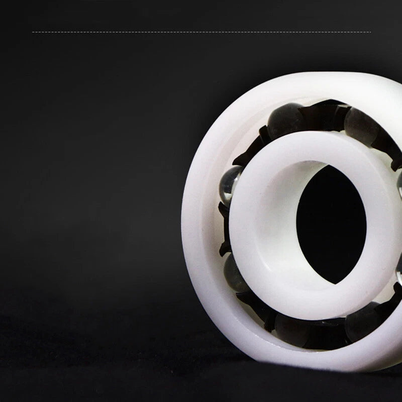 Glass Ball Bearing POM Plastic Deep Groove Bearings Waterproof ID 6mm - 30mm