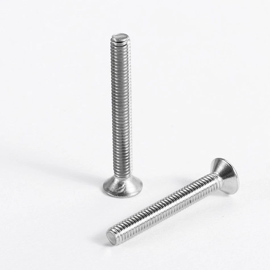M4 Countersunk Phillips Machine Screws — A2 Stainless Steel | 4mm to 100mm