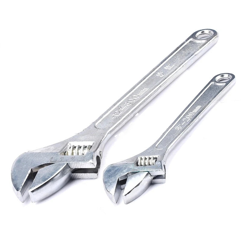 6 " 8" Adjustable Large Jumbo Wrench Nut Key Monkey Spanner Carbon Steel Metric