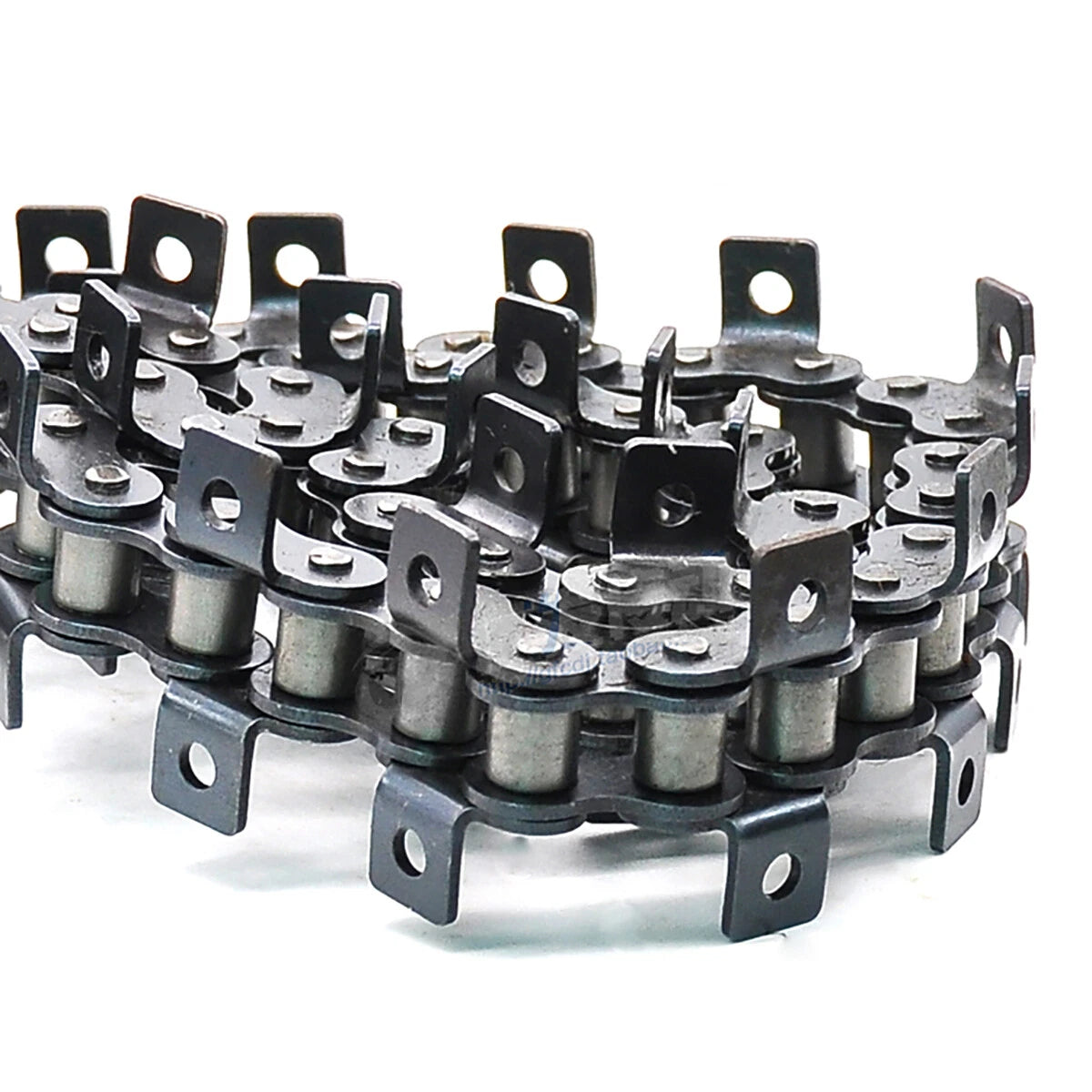 08B-1 Simplex Roller Chain With Double Bent Ears 12.7mm European Standard 1.524M