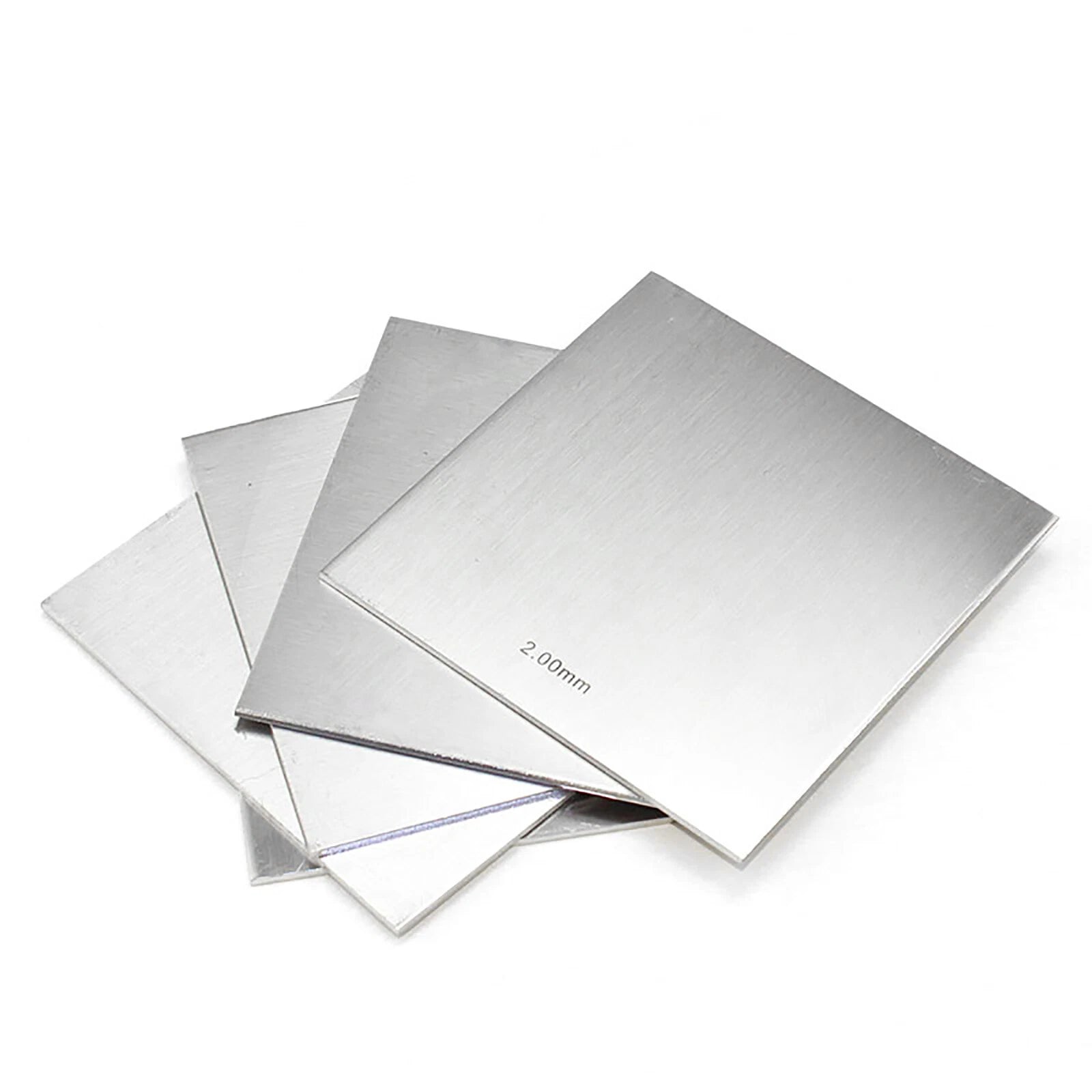 Copper, Brass, Aluminum, Stainless Sheet Square Plate 0.01-10mm | 100,200,300MM