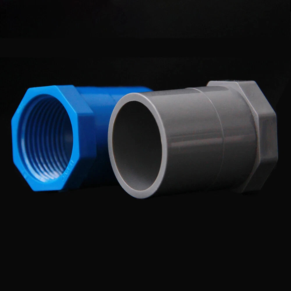PVC BSP Female Ends Solvent Weld Pipe Fittings Various Sizes 3 Color 1 2" - 4"