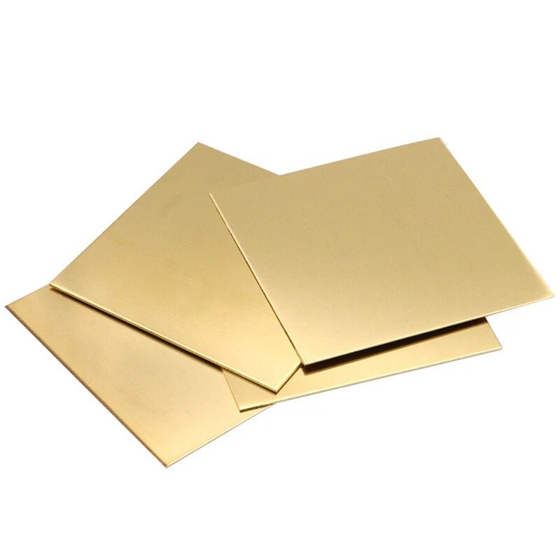 H62 Brass Sheet Plate Metal Foil Thick 0.5/0.8/1/1.2 to 6mm Guillotine Offcuts - HomeDIYer