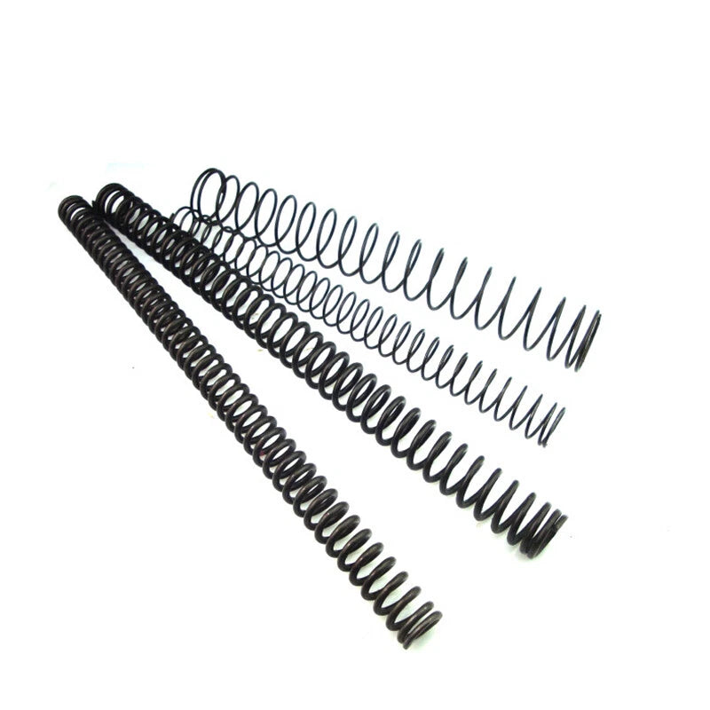 Black Big Compression Springs Spring Steel Ø1.5-6mm Wire,OD8-50mm,Long 110~400mm