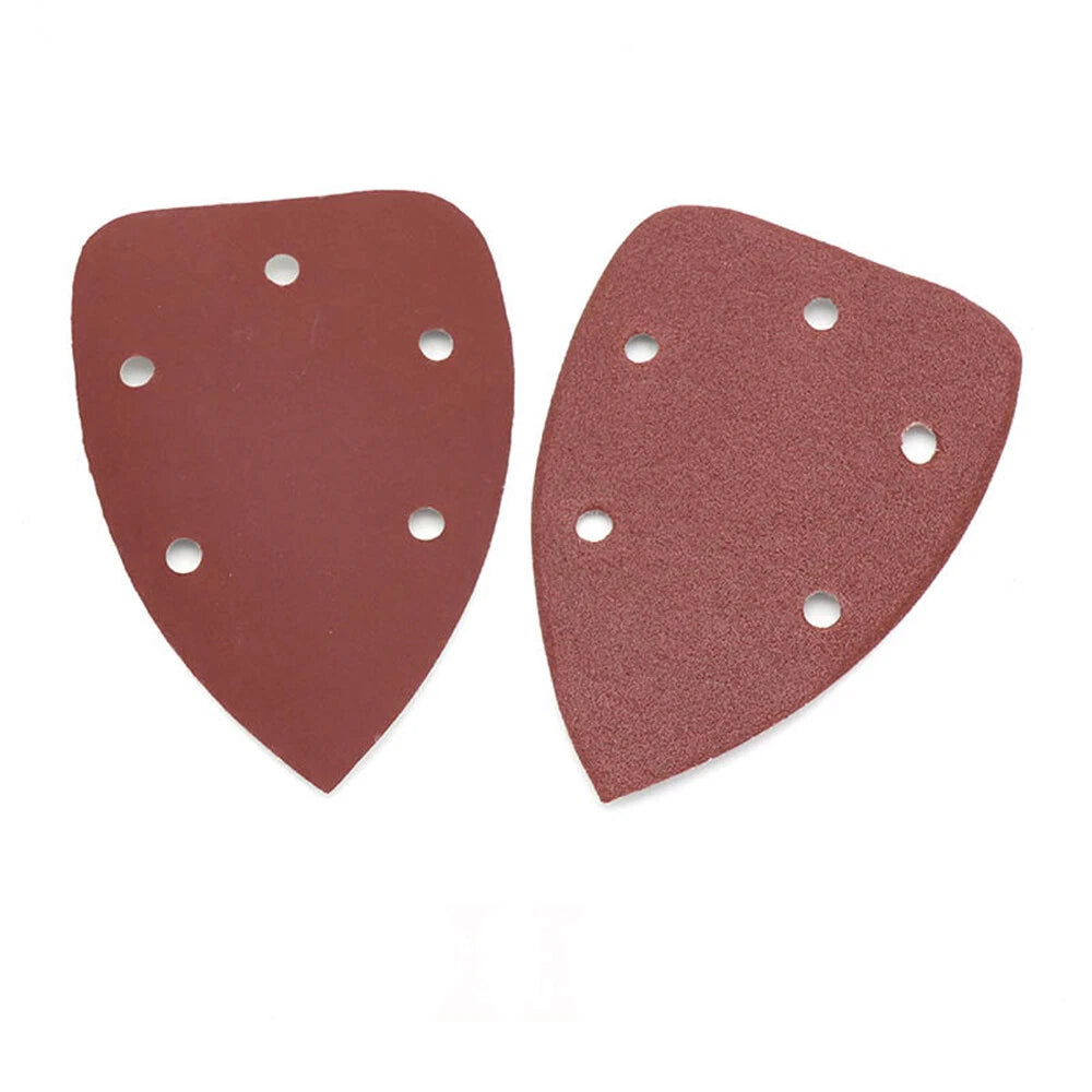 Mouse Sanding Sheet Hook and Loop Palm Sander Pad Triangle Sandpaper 40-400 Grit