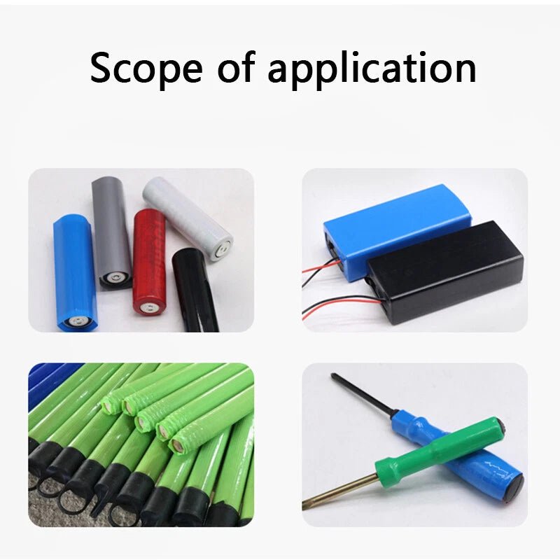 PVC Heat Shrink Tubing for RC Battery Packs — 55mm to 80mm, 12 Colors, 1–5 Meter - HomeDIYer