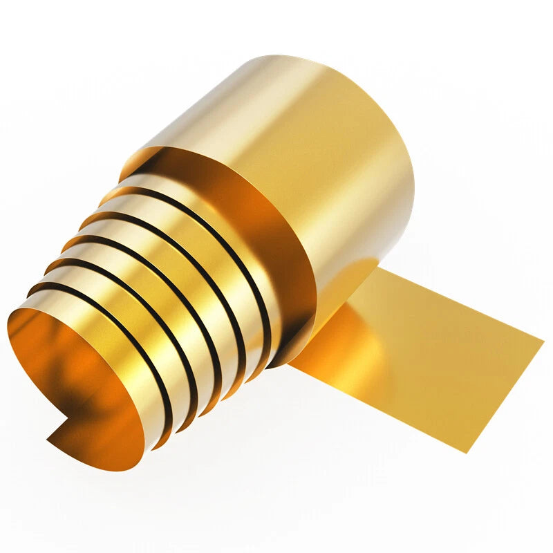Brass Sheet Plate Brass Foil Strip Band Roll Metal Fine Plate 0.01-1mm Thickness