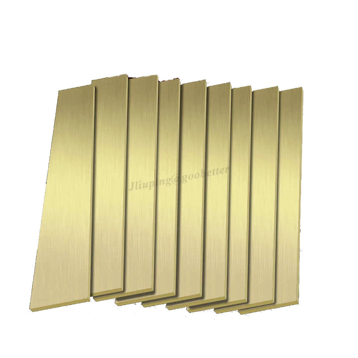 H59 Brass Flat Bar Square Sheet Plate Solid Strip 500mm Long-Width 3mm-100mm