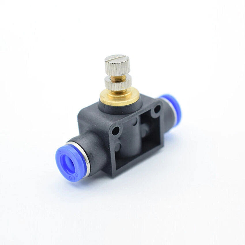 Nylon Push-to-Connect Flow Control Valve — 4mm to 12mm Tube Fittings