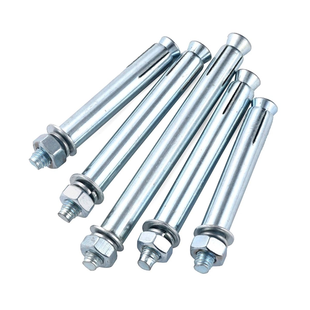 Sleeve Anchor Expansion Bolts for Concrete – Galvanised Carbon Steel M6 to M20 - HomeDIYer