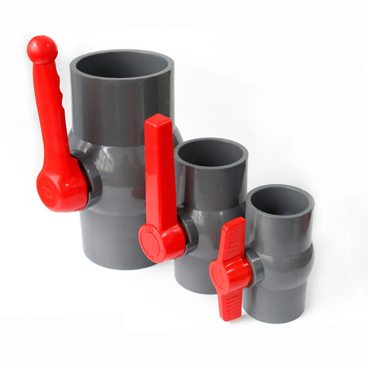 PVC Water Pipe Fittings 20mm-75mm Ball Valve Socket Solvent Weld-Female Thread