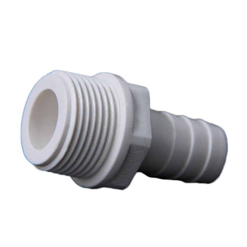 PVC 1 2" 3 4" Male Female Thread x 8-16mm Barb Hose Tail End Connector Fittings