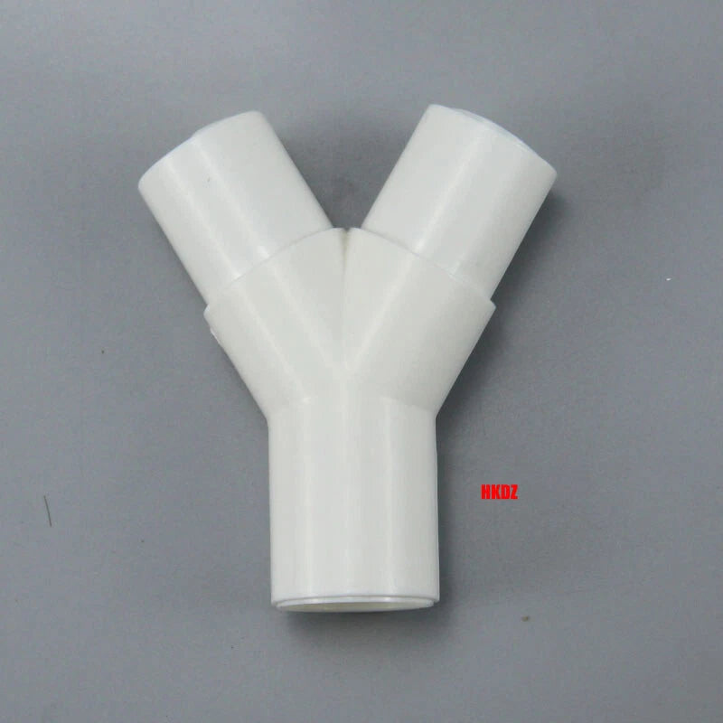 16mm 20mm PVC Plastic Y Type Tee Fork Water Pipe Tee Drip Box Tee Joint Fittings