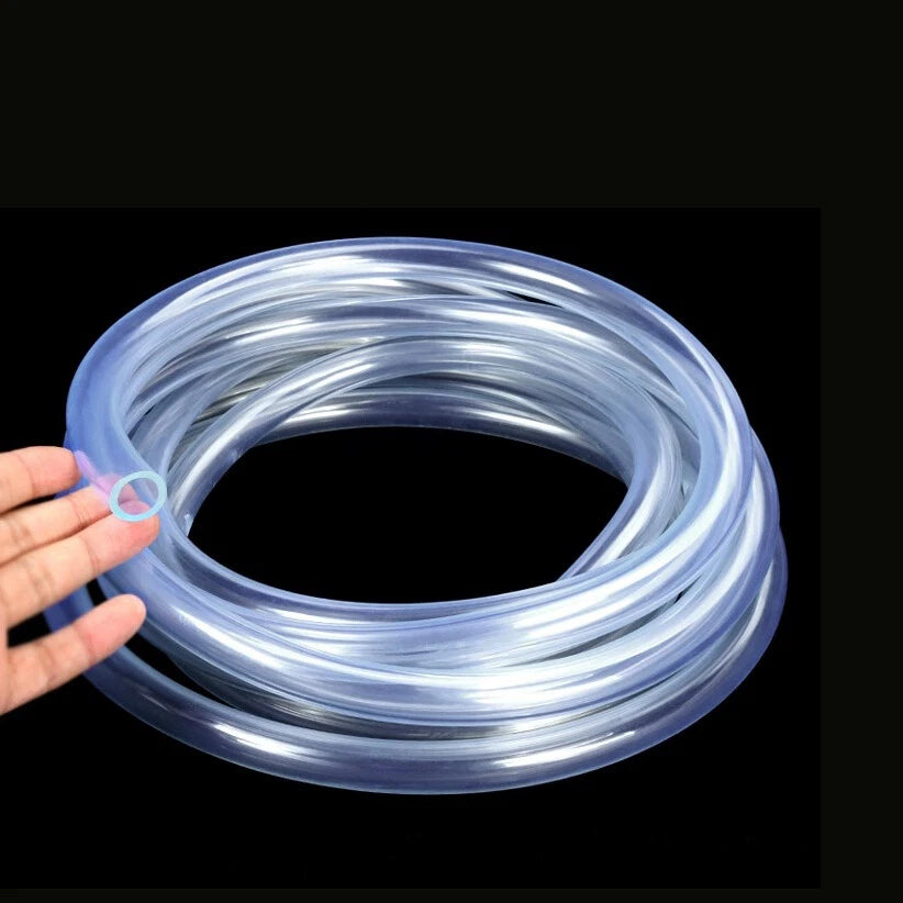PVC Clear Flexible Tubing — Plastic Hose Pipe for Water, Fuel, Air & Aquarium