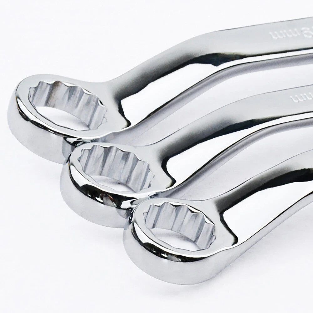 Ring Spanner Wrench 5.5mm-41mm Metric Ring Deep Double Offset High-carbon steel