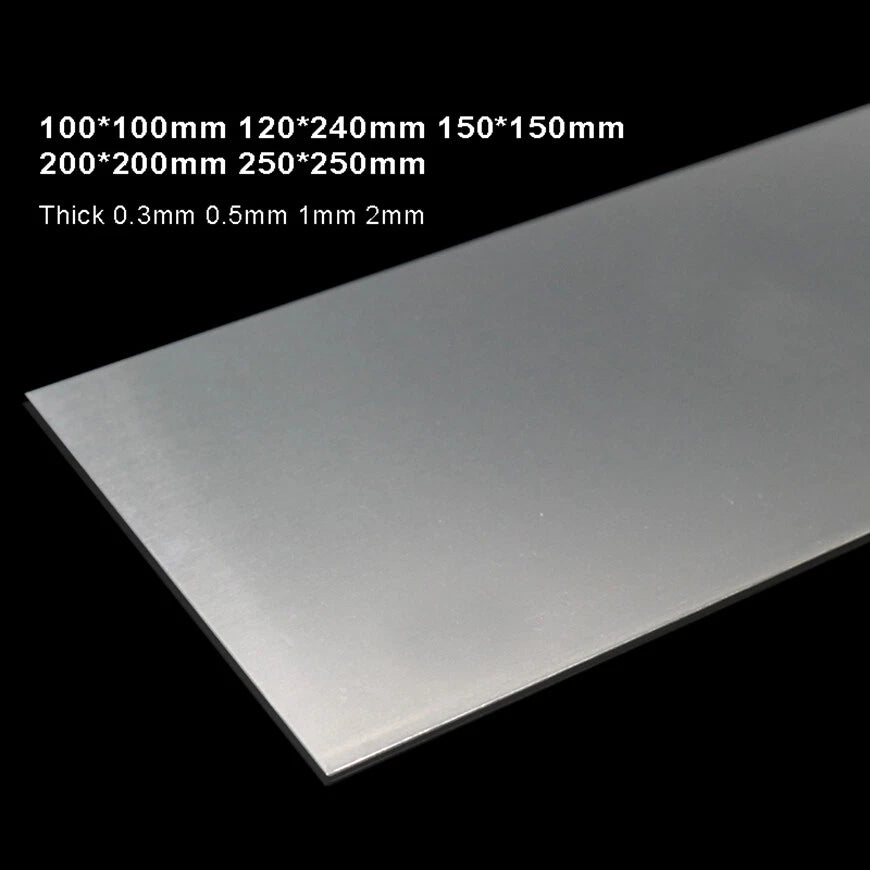 Thin Sheet Aluminium Sheet Plate Metal Panel Pure Aluminum Sheet 0.3/0.5/1/2mm