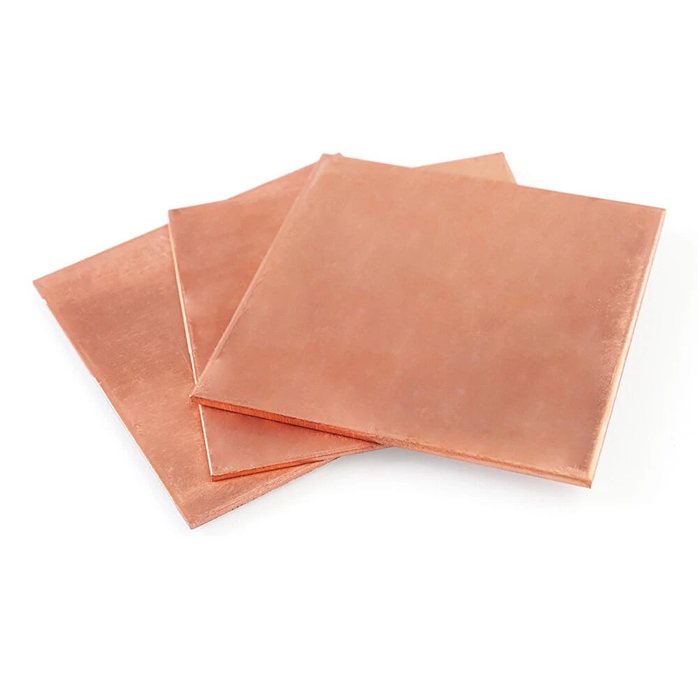 T2 Copper Sheet 0.3 0.5 0.6 0.8 1 2 - 10mm Guillotine Cut Metal Plate Jewellery