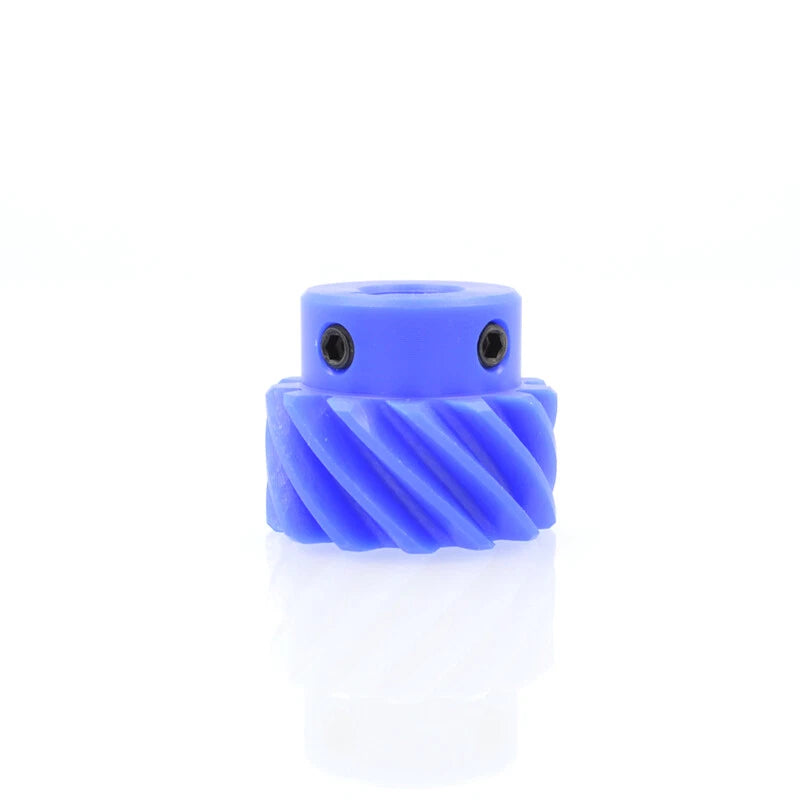 Plastic Helical Gear Mod 1/1.5 /2 45° 13-26 Teeth Nylon Motor Pinion Bore 6-16mm