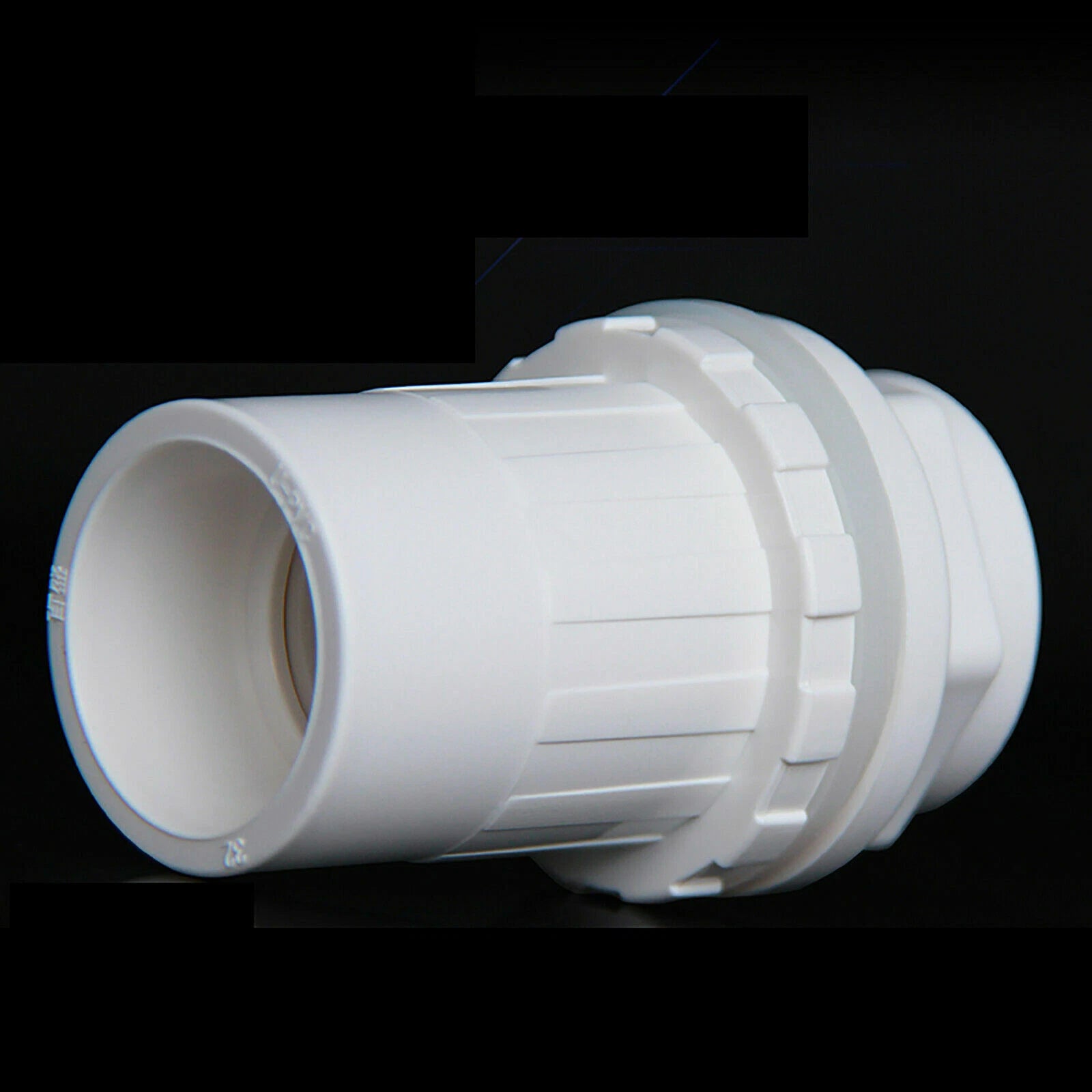 PVC 20~50mm Fittings Adhesive Pipe Fitting Tank Connector Bulkhead For Aquariums