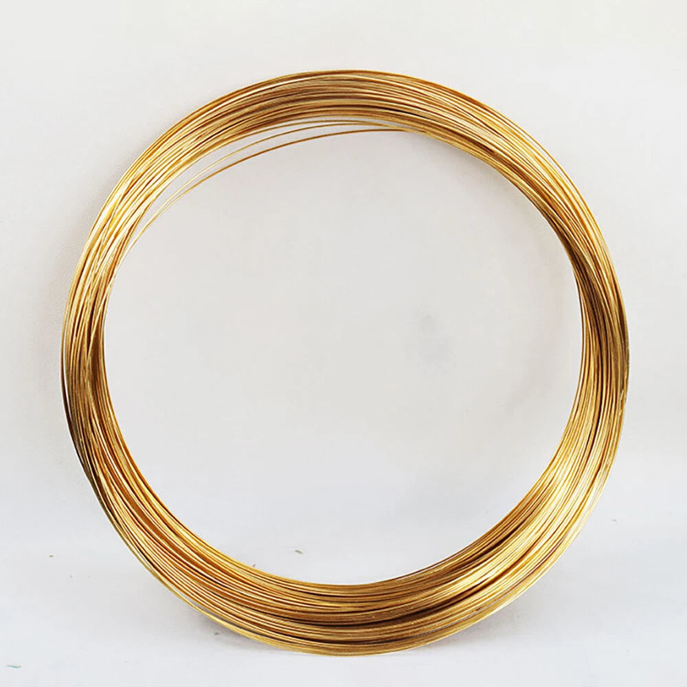 Brass round wire (Bare) 0.3mm 0.4mm 0.5mm 0.6mm 0.8mm to 5.0mm jewellery/craft