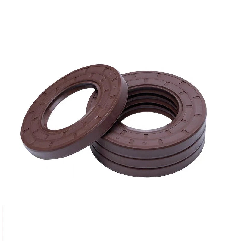 FKM TC Oil Seal — Rotary Shaft Seal, Double Lip with Spring, 50–60mm ID