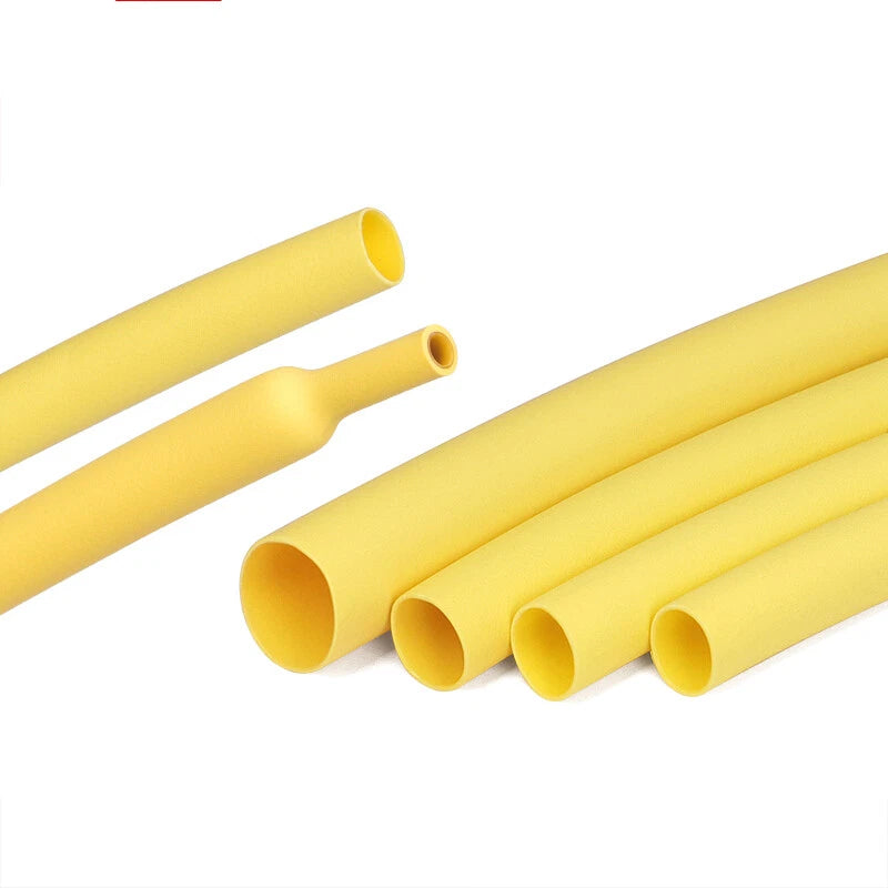 3:1 Yellow Adhesive Heat Shrink Tubing – Glue Lined Waterproof Sleeving