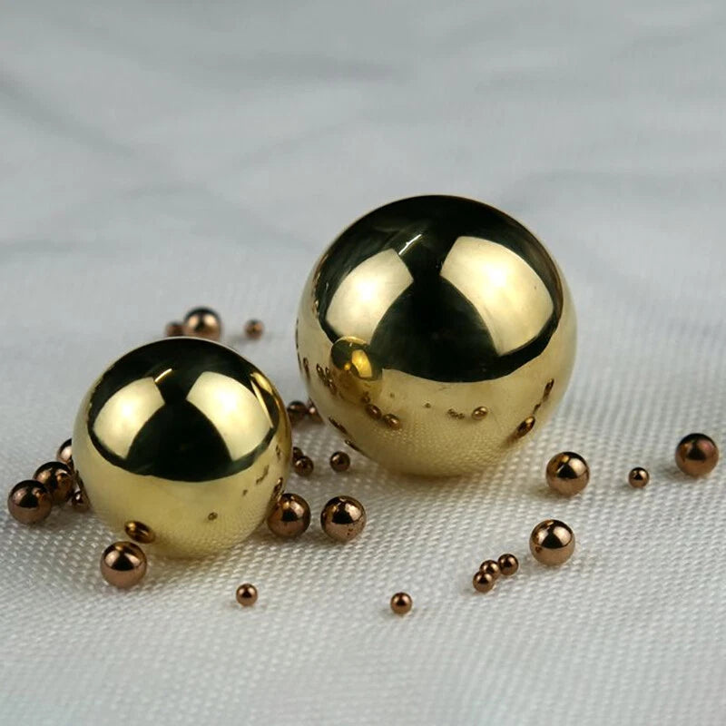 H62 Solid Precision Brass Ball Diameter 0.9-45mm Pure Copper Metal Ball Bearings