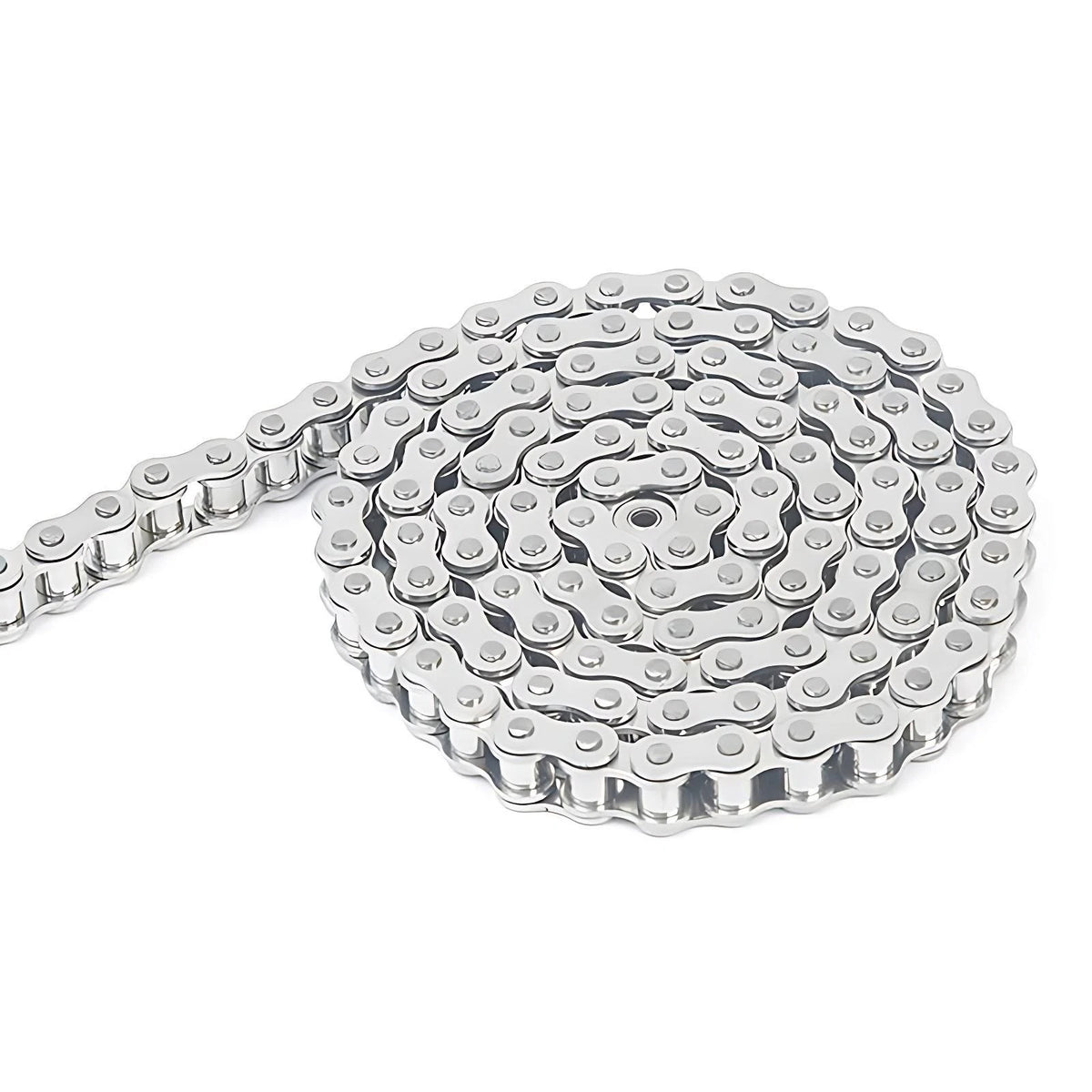 DUPLEX ROLLER CHAIN 06/08B 08A-24A X 1.524 METRE LENGTHS A2/304 STAINLESS STEEL