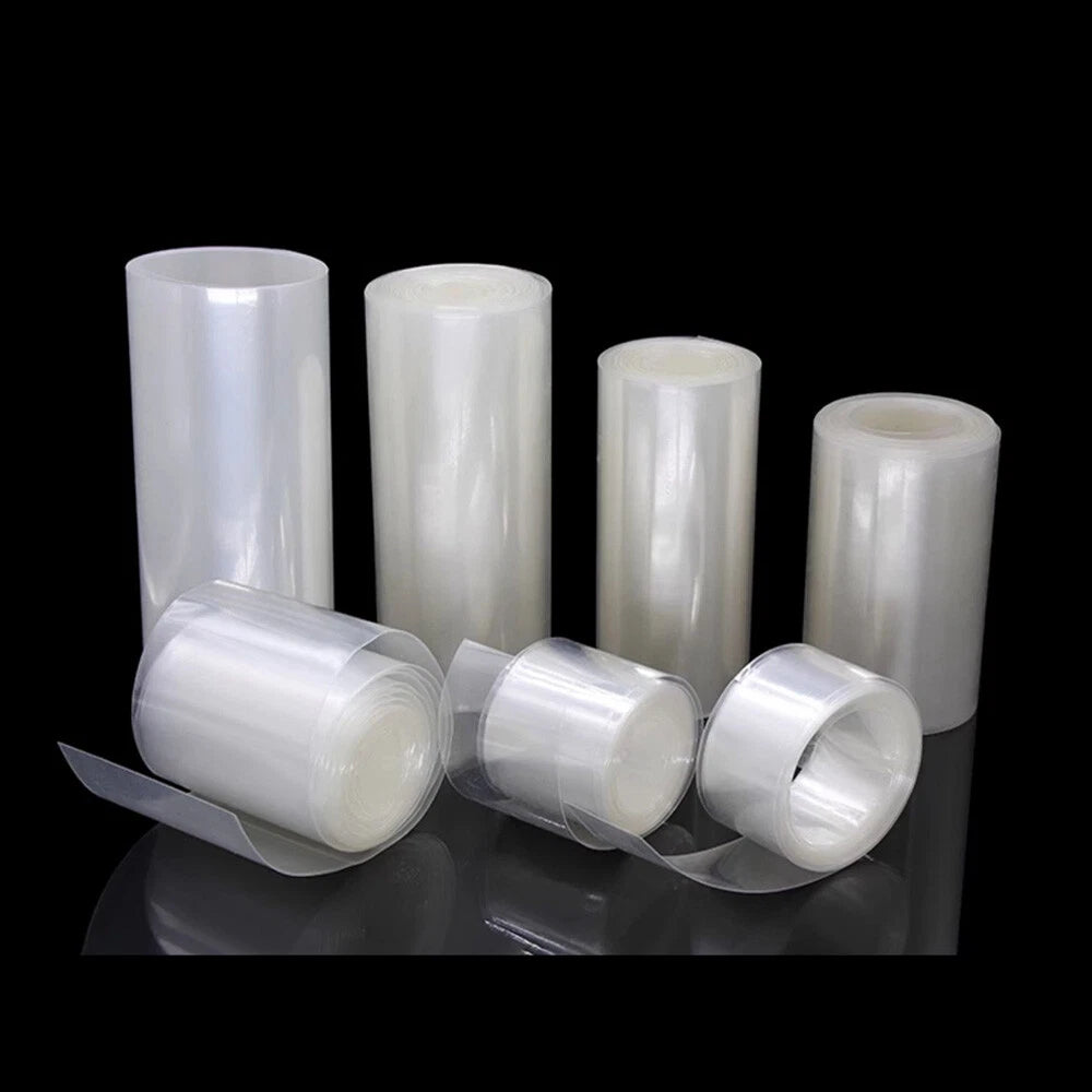 PVC Heat Shrink Tubing — Clear Wrap for RC Battery Packs, LiPo, NiMH & NiCd | 7mm–500mm Wide
