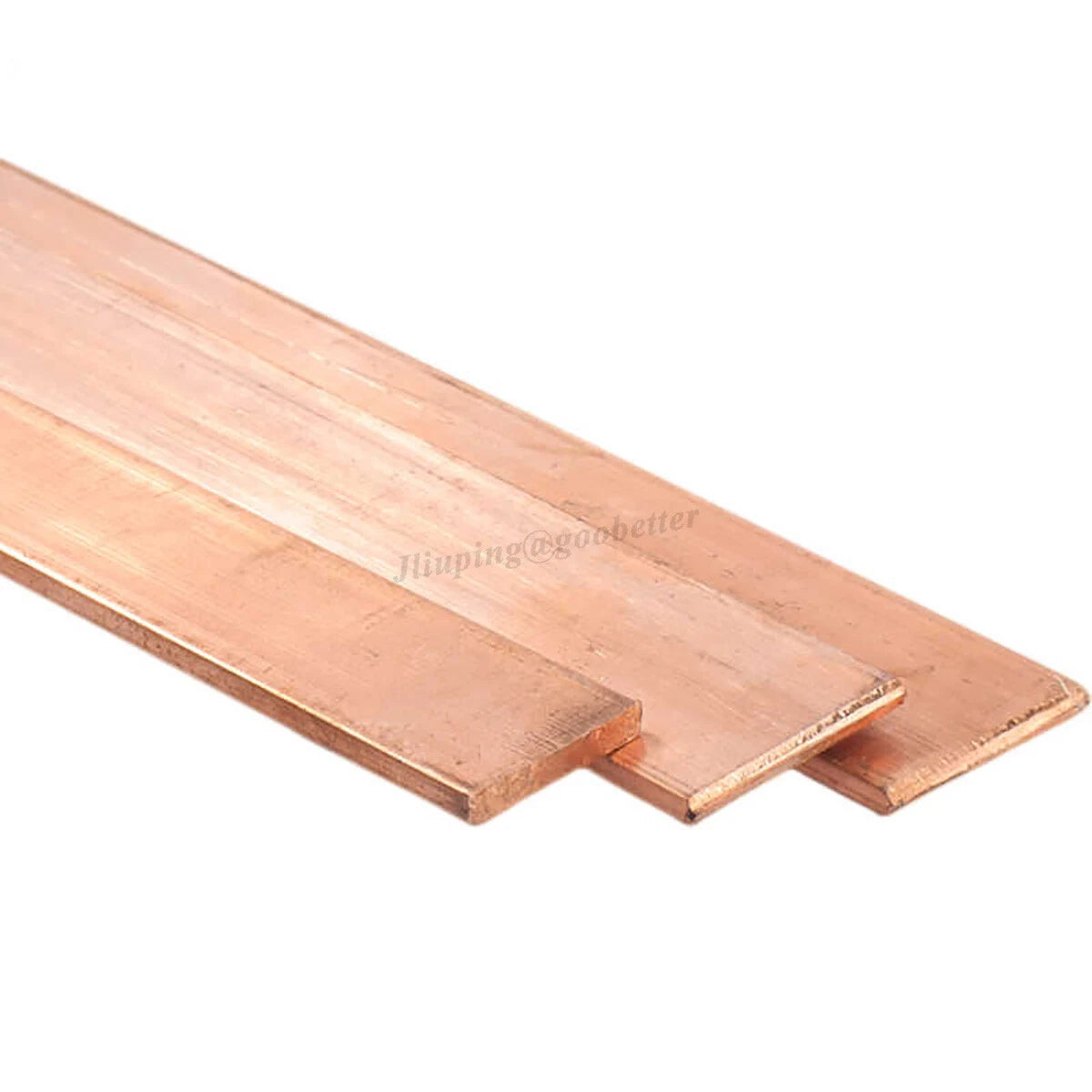 T2 Copper Flat Bar Square Sheet Plate Strip 100mm Long-Width 40/45/50/55/60mm