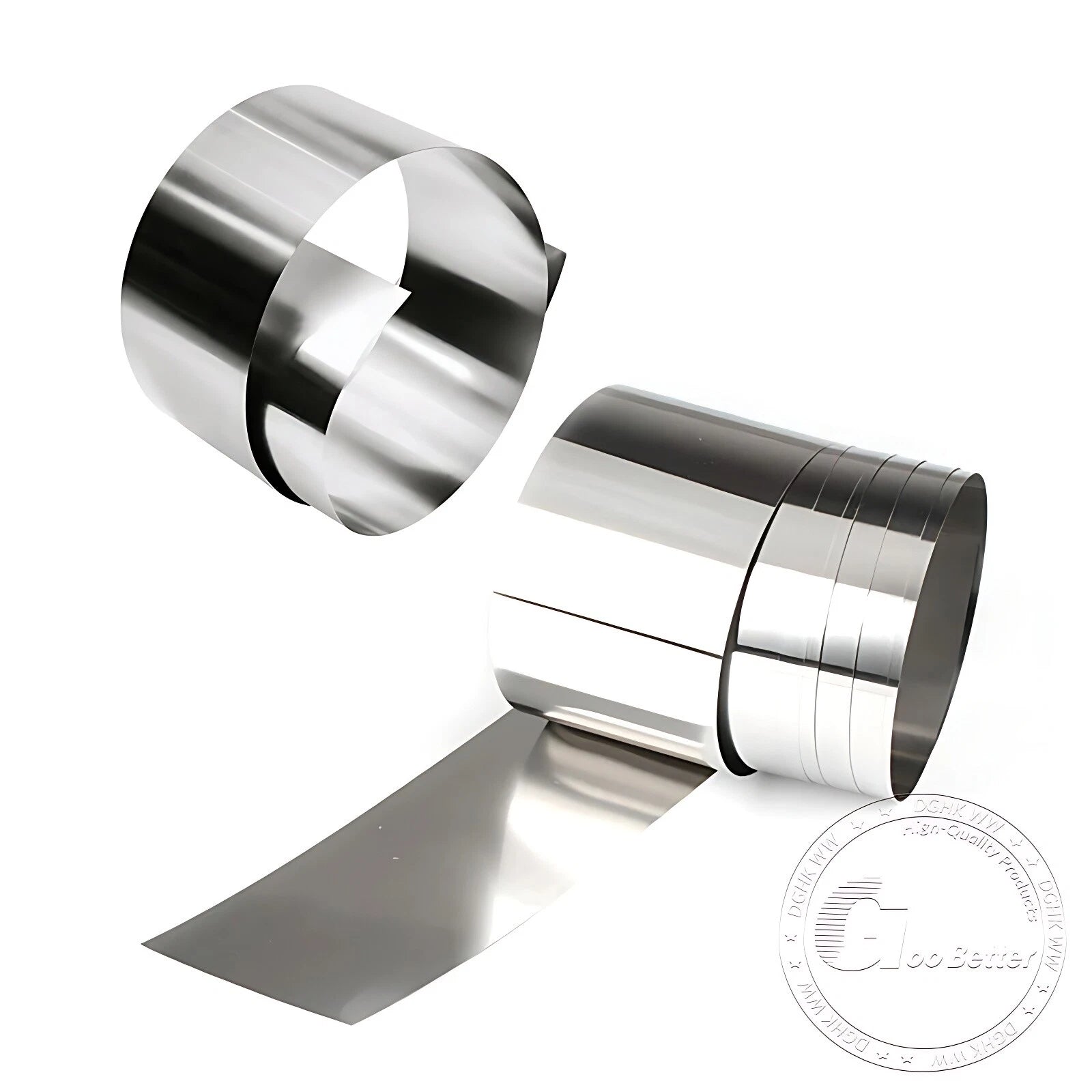 304 Stainless Steel Thin Plate Band Foil Sheet 0.01mm-0.5mm Metal Strip Roll