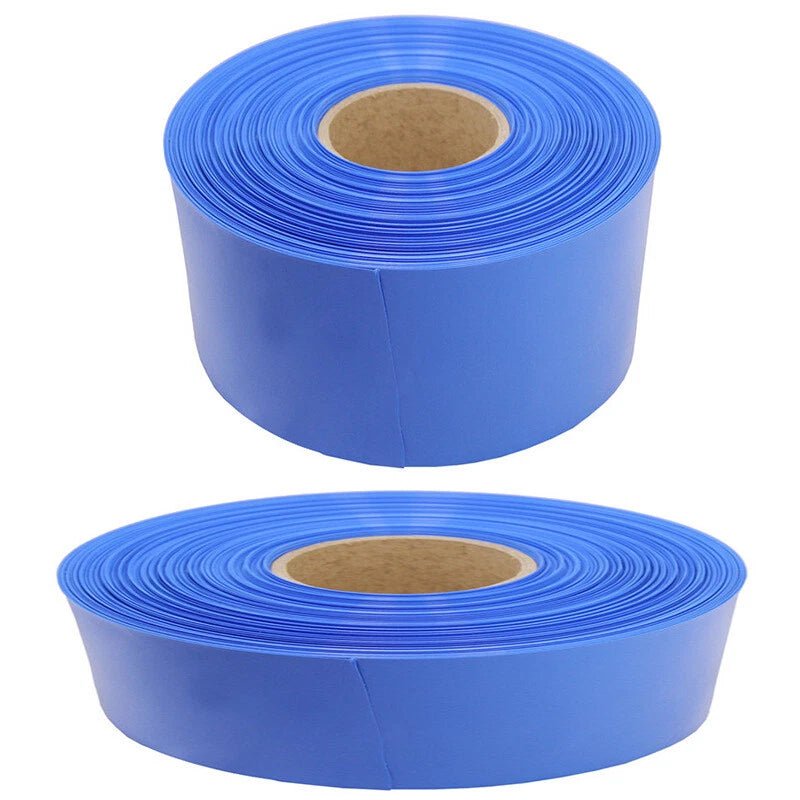 PVC Heat Shrink Tubing for RC Battery Packs — Blue, Φ65–318mm - HomeDIYer