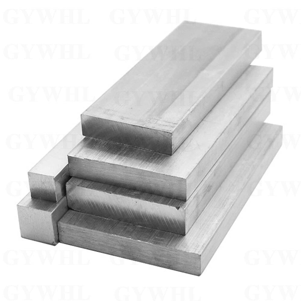 Stainless Steel Flat Bar Strips — Metal Sheet Bars for Crafts, Models & Repairs