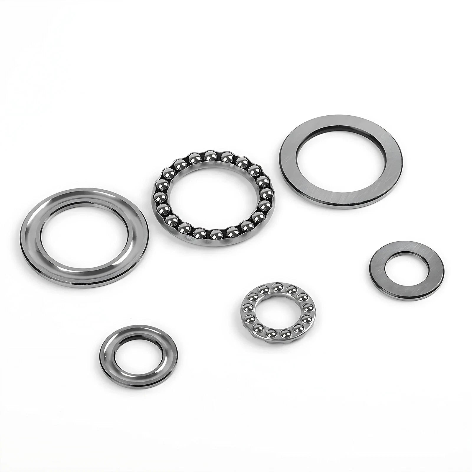Plane Bearings Axial Ball Thrust Bearing 51100 -51418 3-Parts High Quality