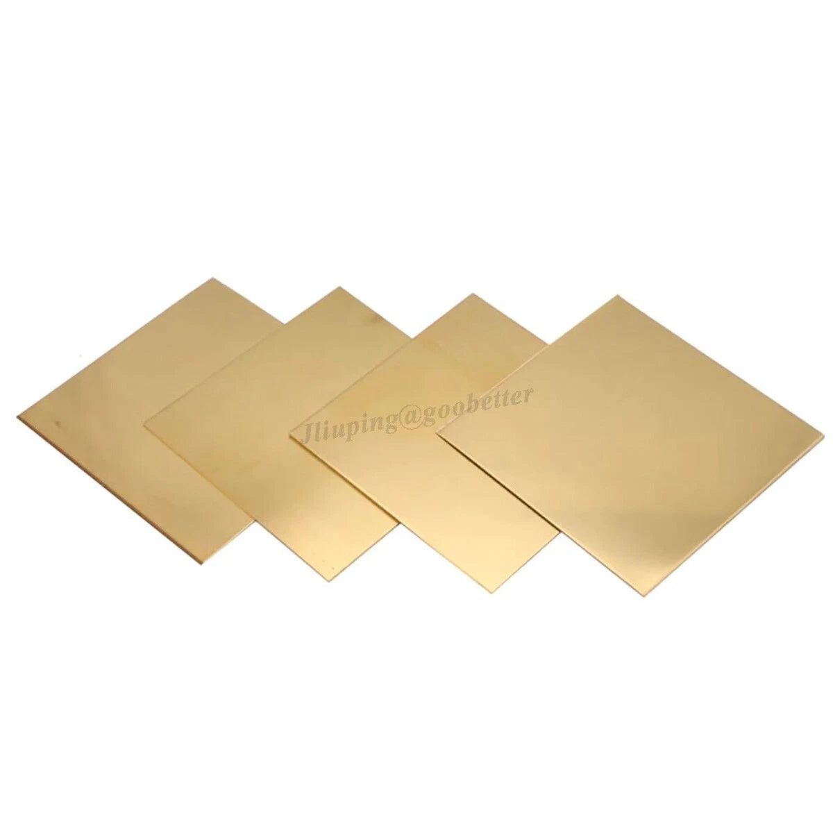 H62 Brass Sheet Plate Solid Metal Panel Board 100x100/150/200mm Thick 0.3mm-6mm