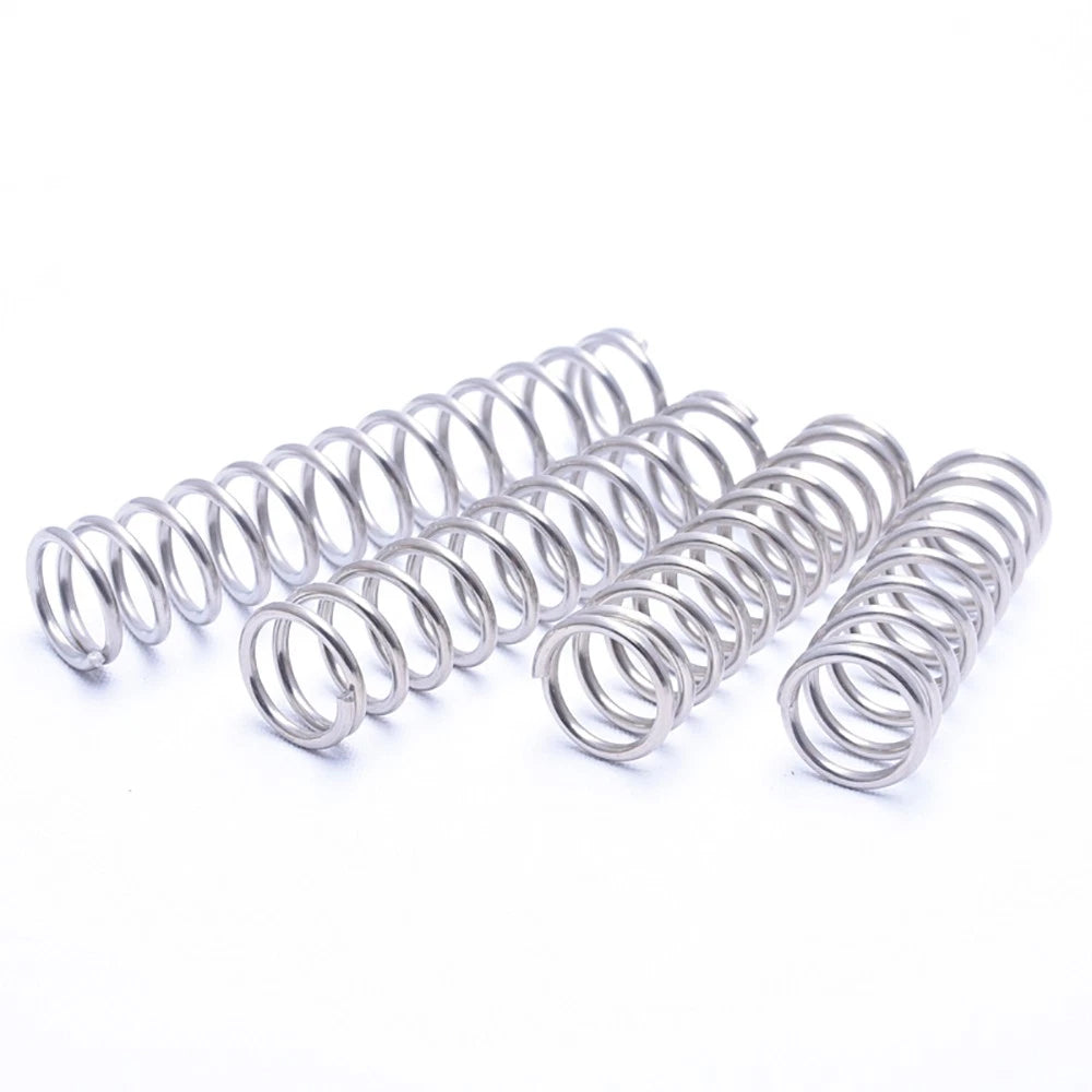Wire Dia 1.6mm 1.8mm 2.0mm 304 Stainless Steel Compression Springs L=60mm-100mm
