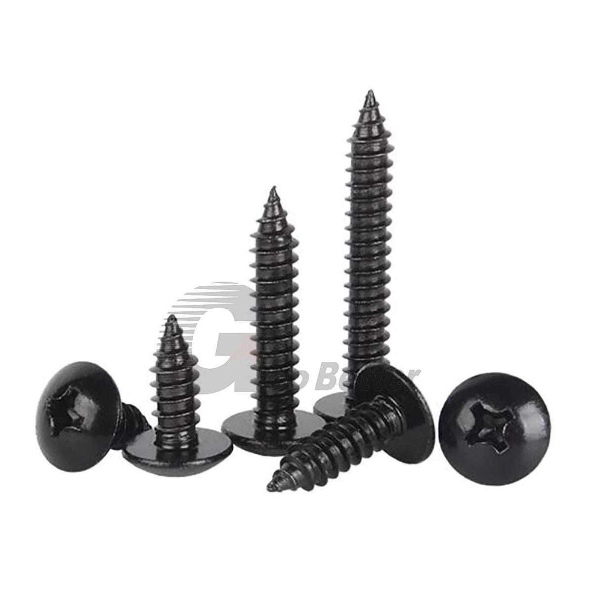 Phillips Truss Head Self Tapping Screws – Black 304 Stainless Steel, M3 M4 M5 M6