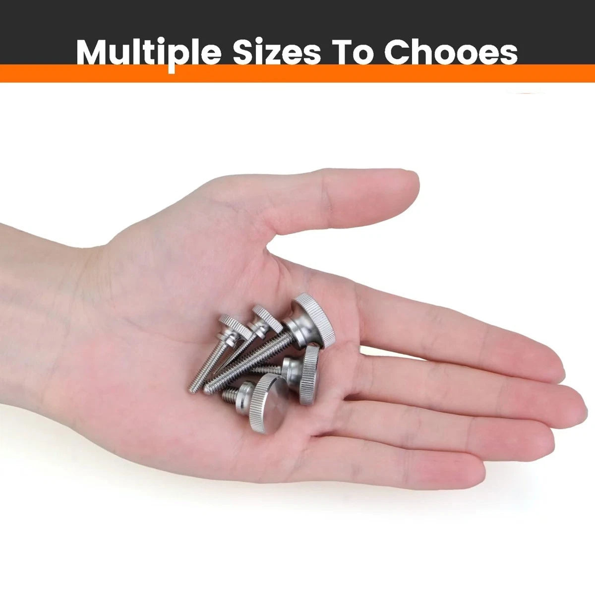 Knurled Thumb Screws A2 Stainless Steel — Hand Tighten Bolts M2 to M12
