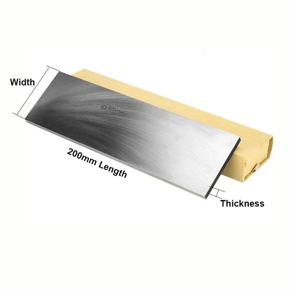 HSS Steel Flat Bar Strip Metal Plate HRC 58-60 Lathe Turning Tool 200mm Length