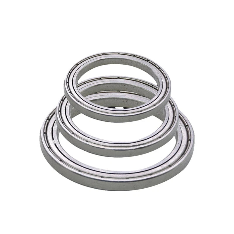 Super Thin Wall Sealed Bearings Steel Deep Groove Ball Bearing 6700ZZ to 6810ZZ