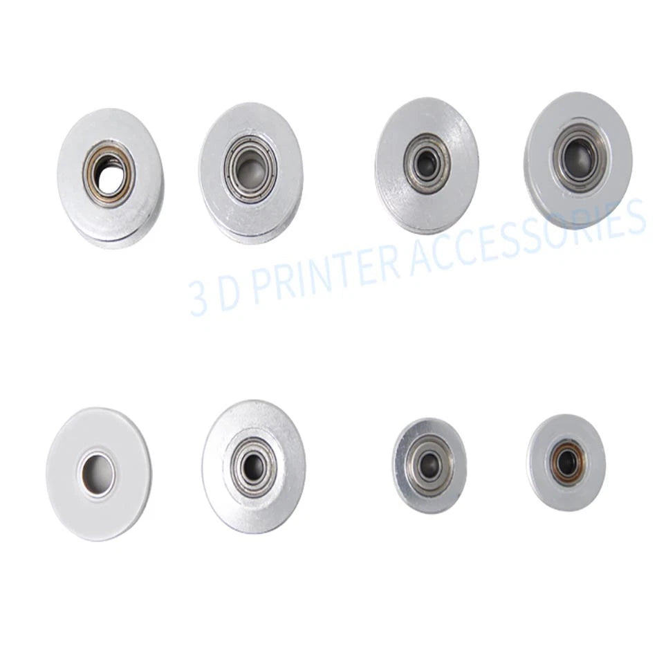 3D Printer GT2 Timing Belt Idler Pulley 6/10mm Belt 3/5mm Idle Bearing 16T 20T